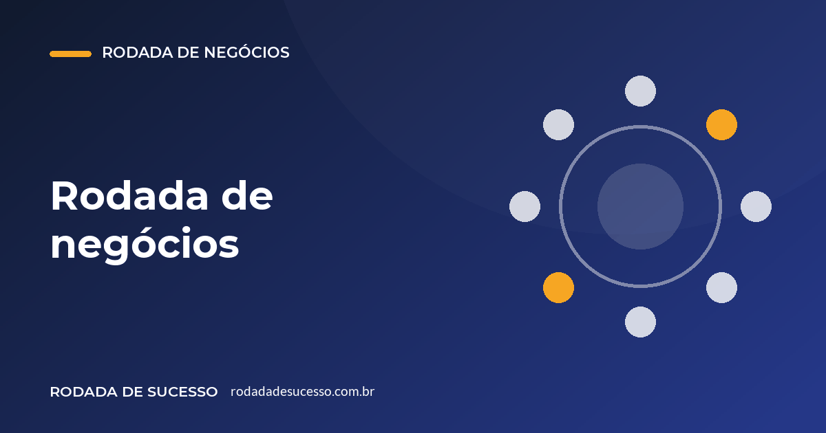 Ilustración de portada del artículo, con el tema de las ruedas de negocios