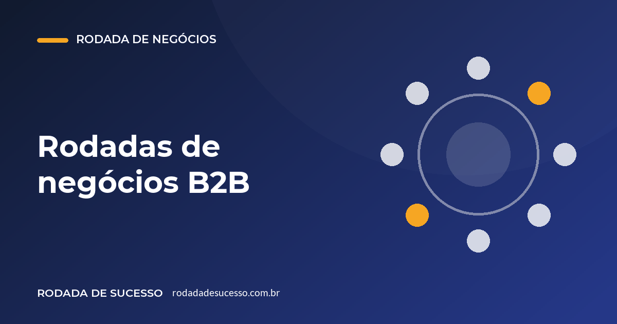 Ilustración de portada del artículo, con el tema de las ruedas de negocios